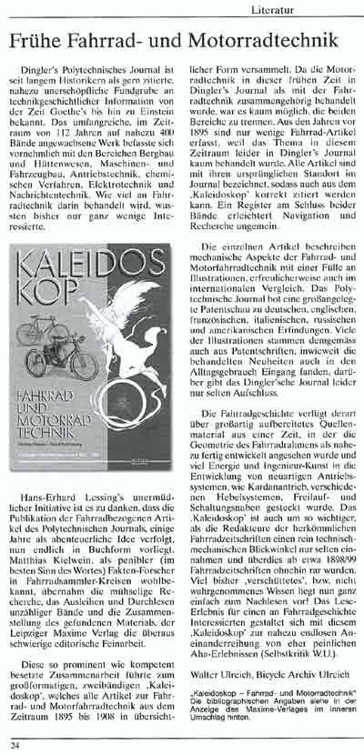 Buchrezension in: Der Knochenschüttler